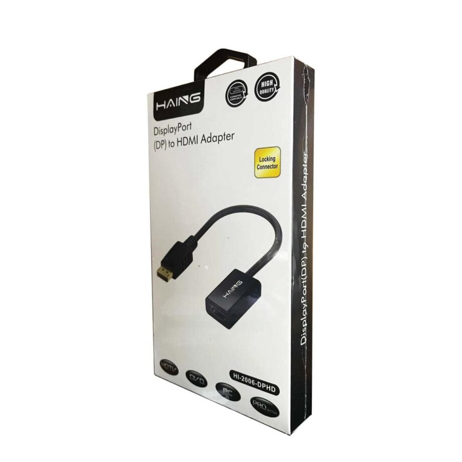 Haing Display Port DP to HDMI Adapter