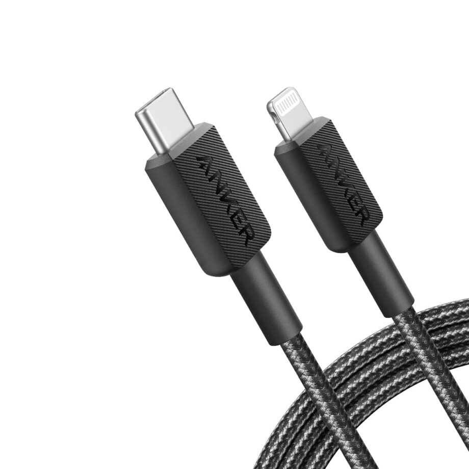 Anker Powerline 322 Braided USB C to Lightning Cable 1.8M – Black