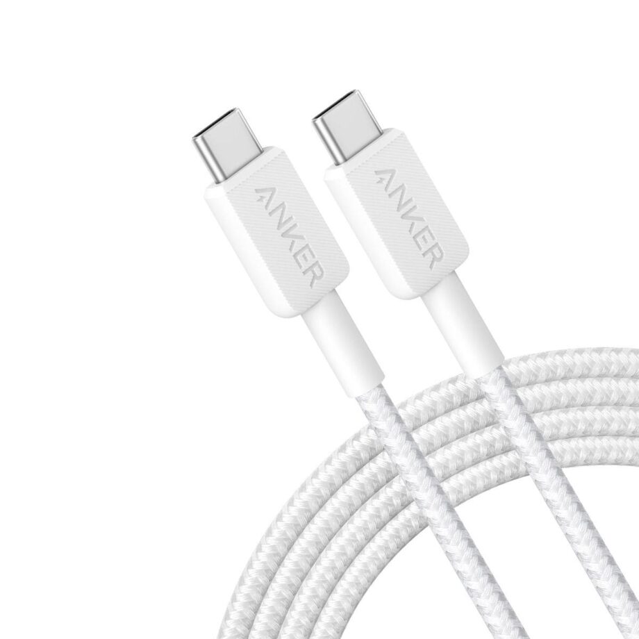 Anker Powerline 322 Braided USB C to C Cable 0.9M – White