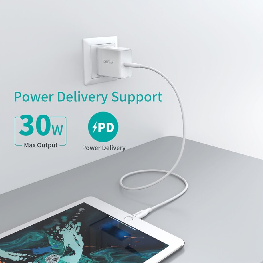 Choetech USB C to Lightning Premium Cable - 1.2M