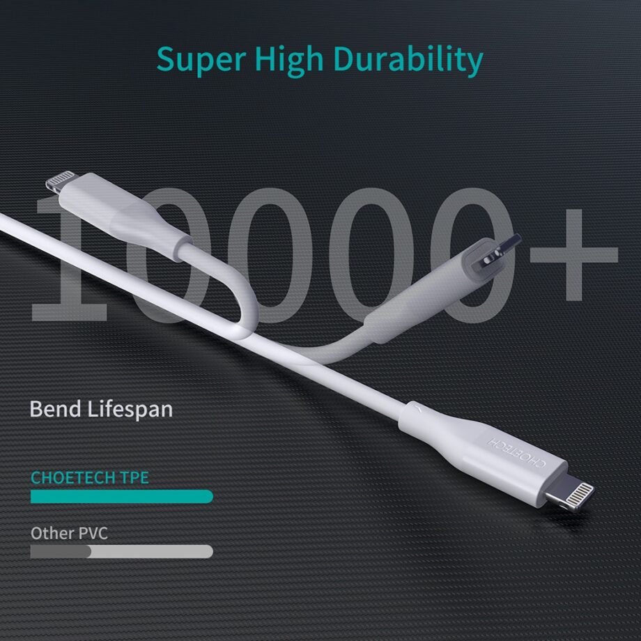 Choetech USB C to Lightning Premium Cable - 1.2M
