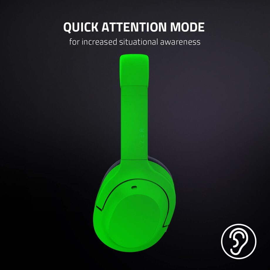 Razer Opus X Active Noise Cancellation Wireless Headset - Green