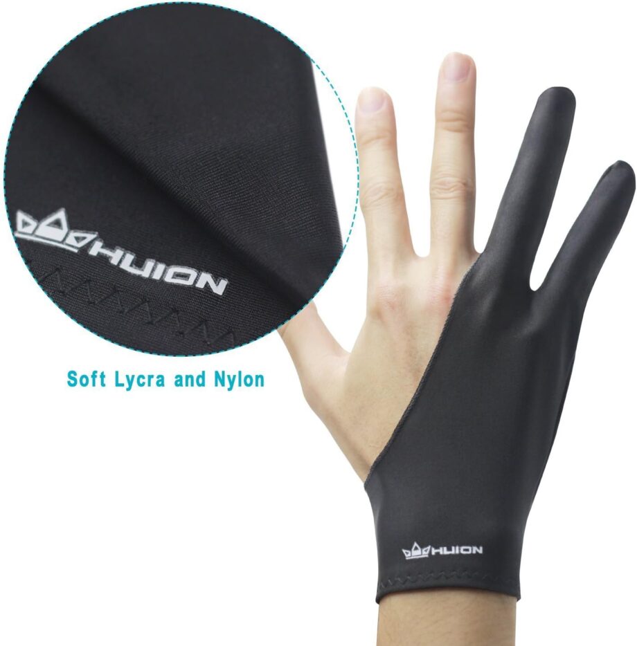 Huion Artist Glove for Drawing Tablet - Free Size Good for Right or Left Hand