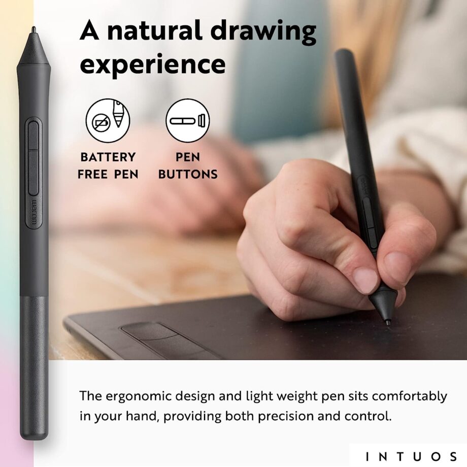 Wacom Intuos Small Bluetooth Graphics Drawing Tablet