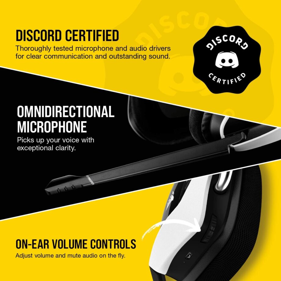 Corsair Void RGB Elite Wireless 7.1 Surround Sound Gaming Headset - White