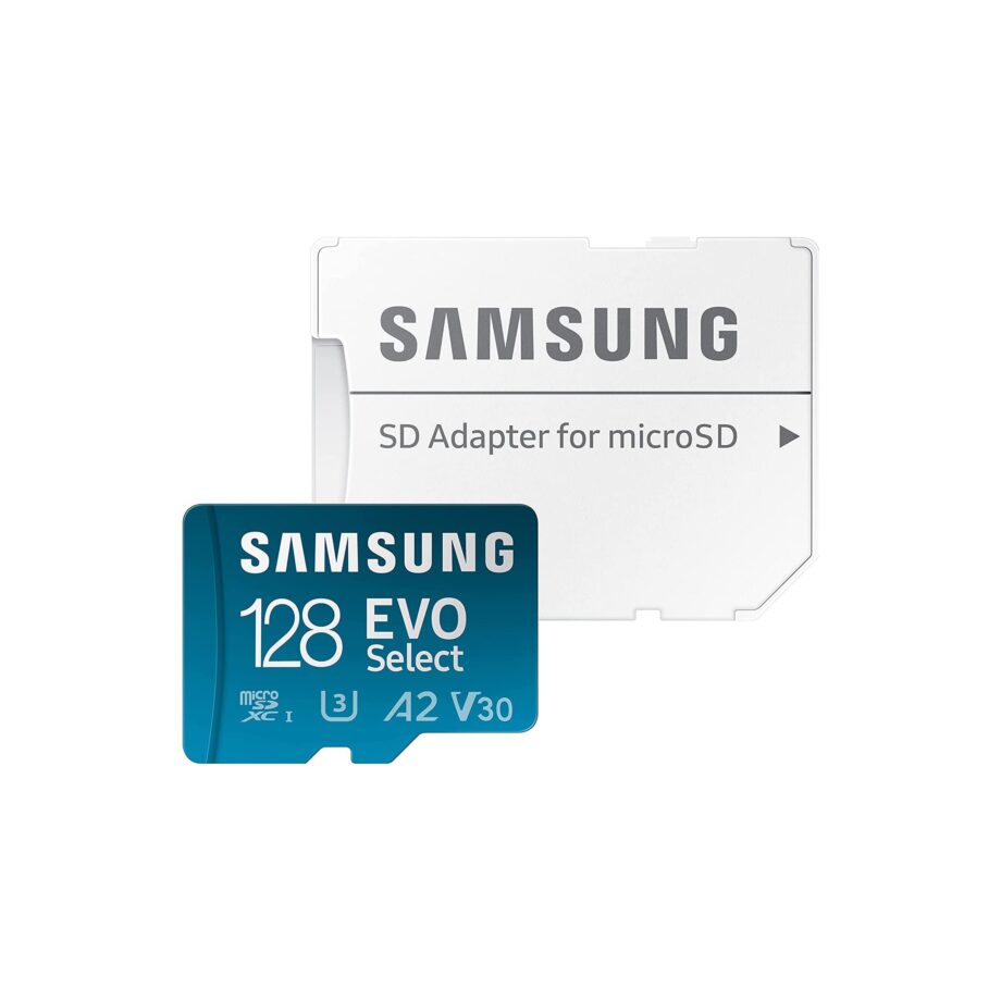 Samsung EVO Select 128GB Micro SD-Memory-Card + Adapter - 160MB/s 4K UHD