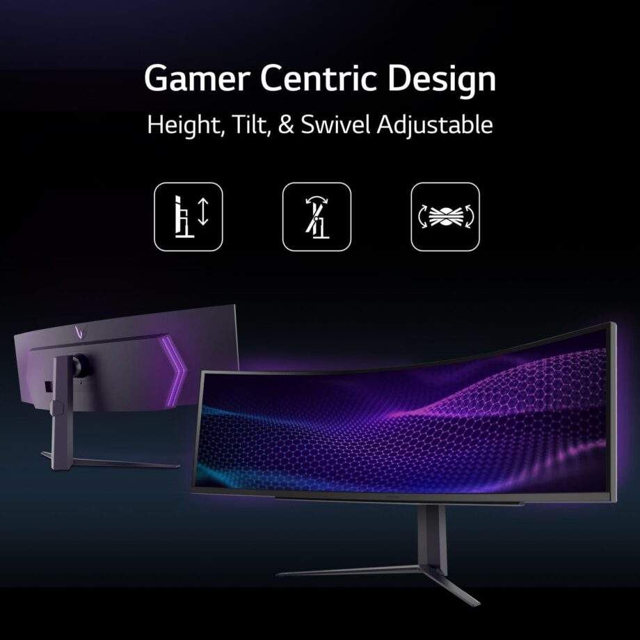 LG 49GR85DC-B 49" Curved UltraGear™ DQHD 1ms 240Hz Monitor with VESA DisplayHDR™ 1000
