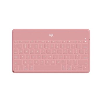 Logitech Keys To Go Super-Slim and Super-Light Bluetooth Keyboard - Pink