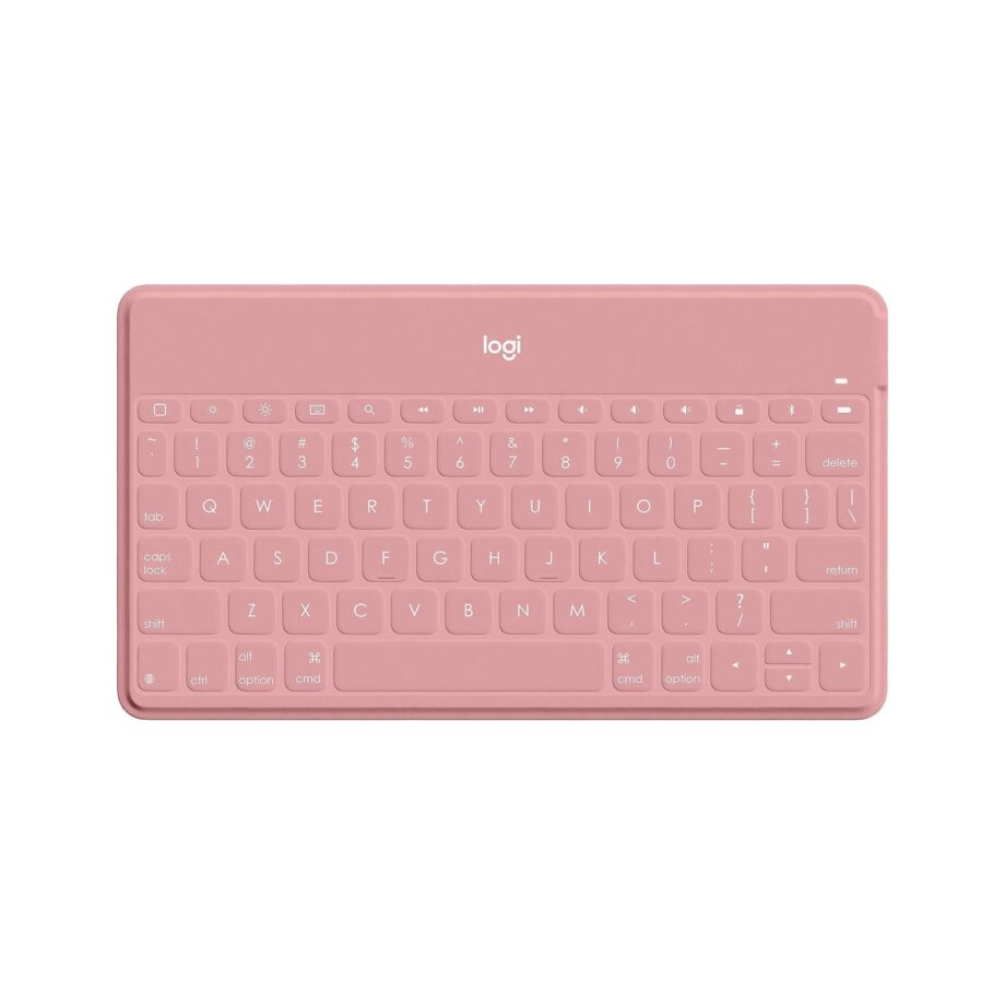 Logitech Keys To Go Super-Slim and Super-Light Bluetooth Keyboard - Pink