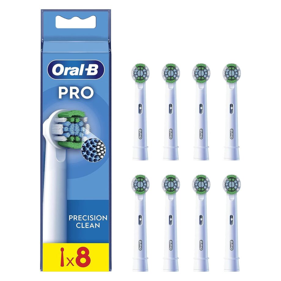 Oral-B Precision Clean PRO Electric Toothbrush Heads - 8 Pack