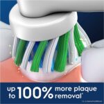 Oral-B CrossAction PRO Electric Toothbrush Heads with CleanMaximiser Technology - Black 8 Pack