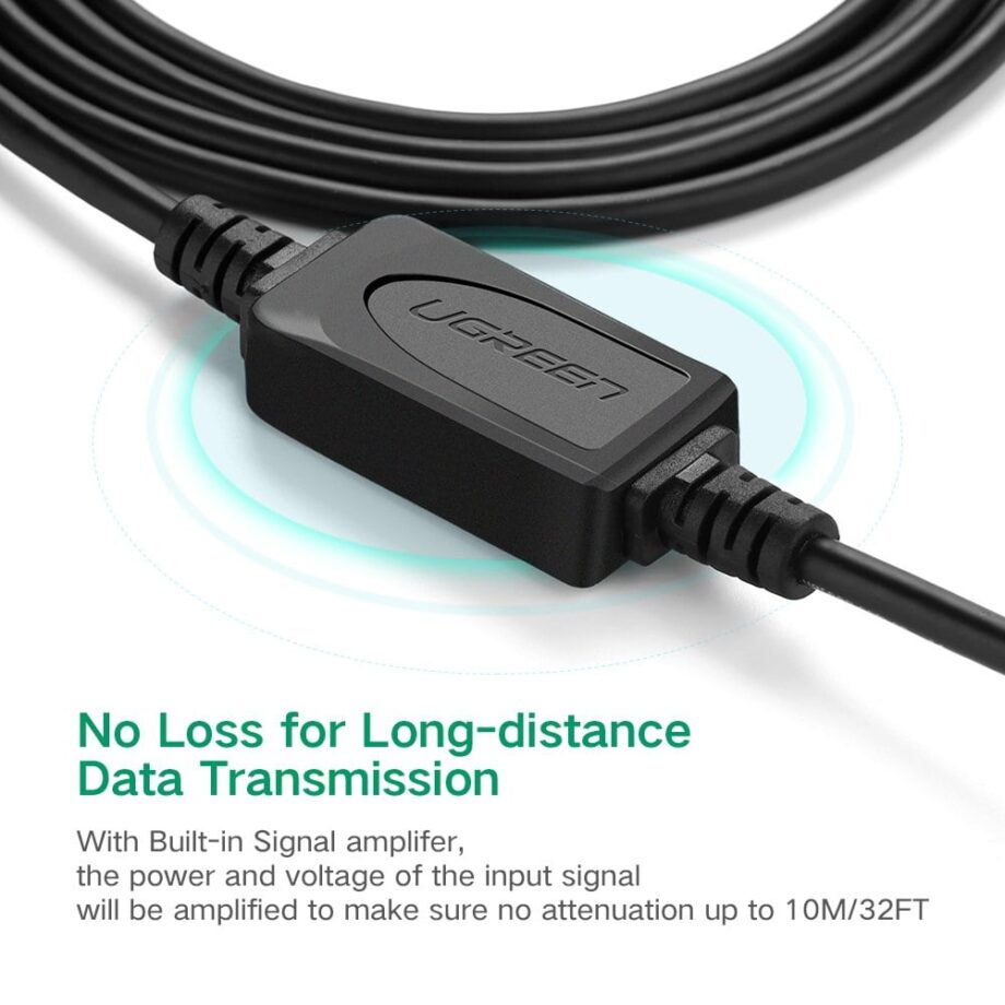 UGREEN USB-A to USB-B 2.0 Active Printer Cable - 10M