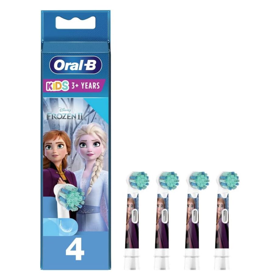 Oral-B Kids Frozen 2 Electric Toothbrush Heads - 4 Pack
