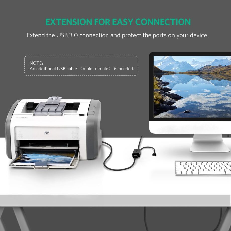 UGREEN USB 3.0 Active Extension Cable with Power - 10M