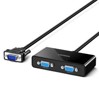 UGREEN VGA Male to 2 Ports Female Video Splitter