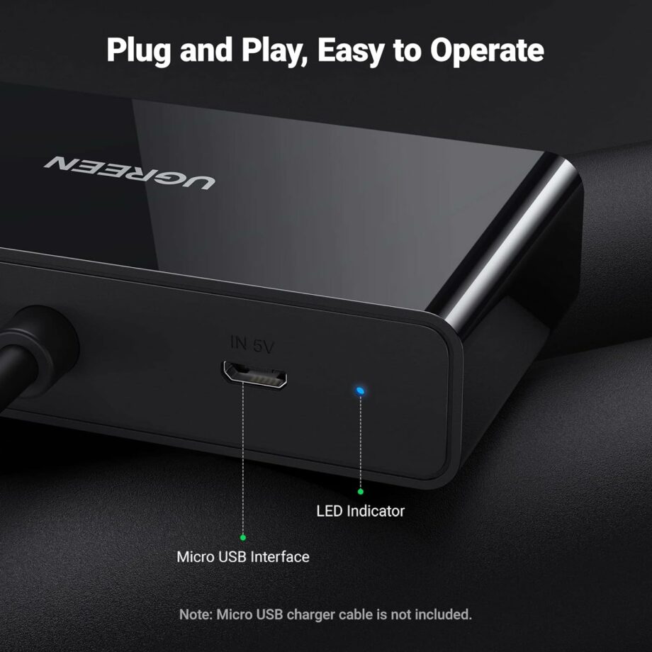 UGREEN VGA Male to 2 Ports Female Video Splitter