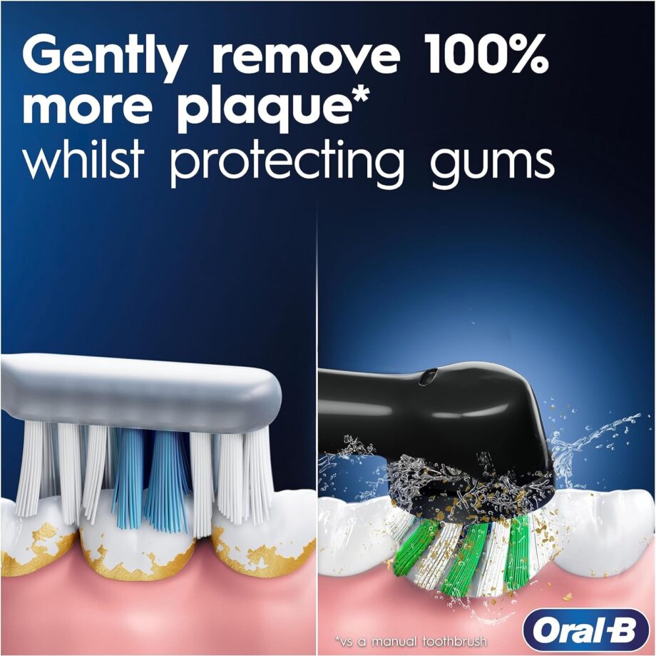Oral-B Pro 1 Series Electric Toothbrush With 3D Cleaning & Travel Case - Black