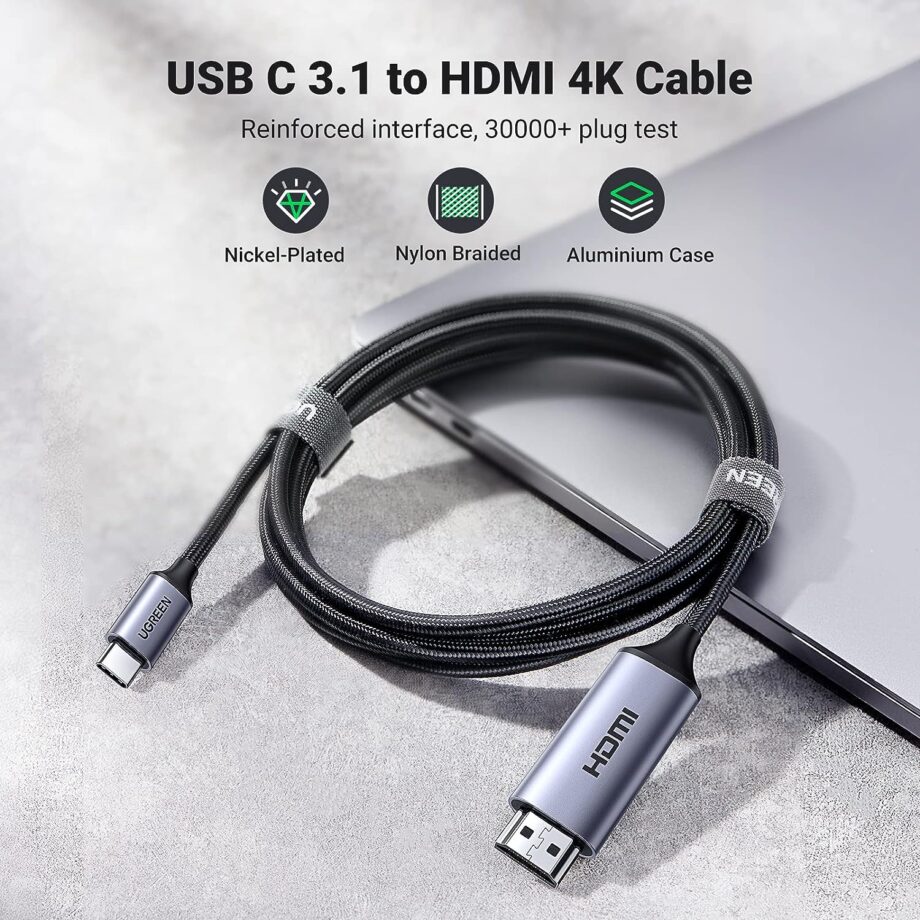 UGREEN USB C To HDMI Cable (4K@60Hz) - 1.5M