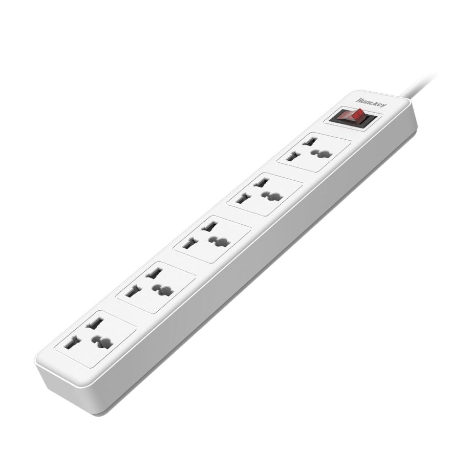Huntkey Power Strip 5-Sockets UK Plug 3m-Power Cord (SSZ501) - UK Plug