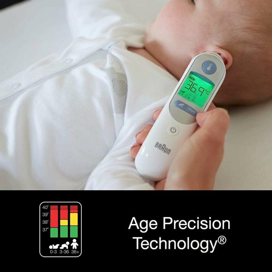 Braun Healthcare ThermoScan 7 Ear Thermometer with Age Precision