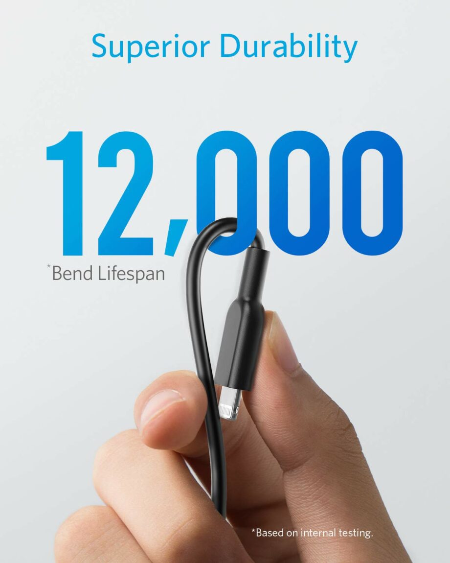 Anker PowerLine II 3M Lightning Cable – Black