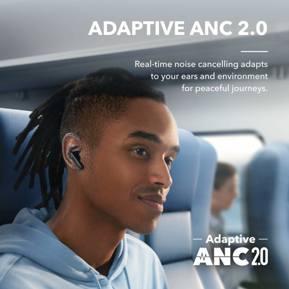Anker Soundcore Liberty 4 NC 98.5% Noise Reduction True Wireless Earbuds - Black