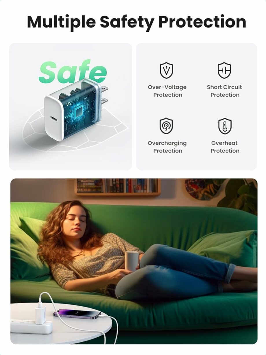 UGREEN Mini 20W USB-C PD Wall Charger