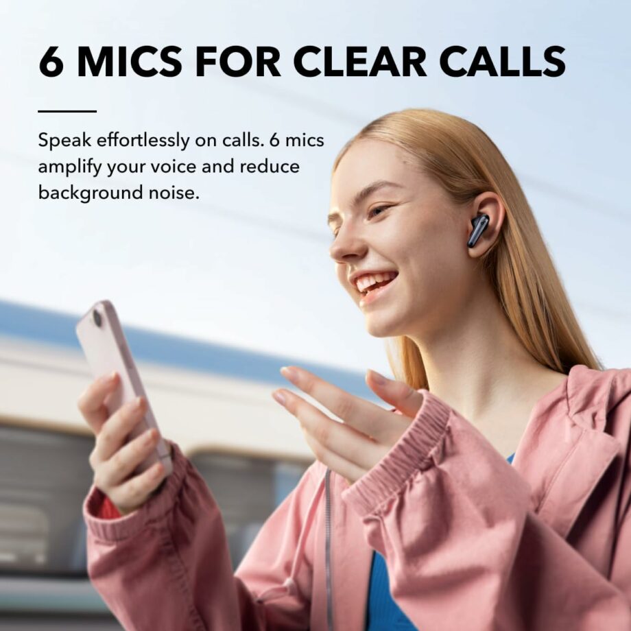 Anker Soundcore Liberty 4 NC 98.5% Noise Reduction True Wireless Earbuds - Black