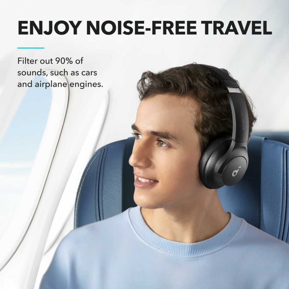 Anker Soundcore Life Q20i Wireless Active Noise Cancelling Headset - Black