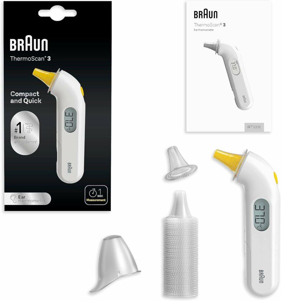 Braun Healthcare ThermoScan 3 Professional Accuracy Ear Thermometer