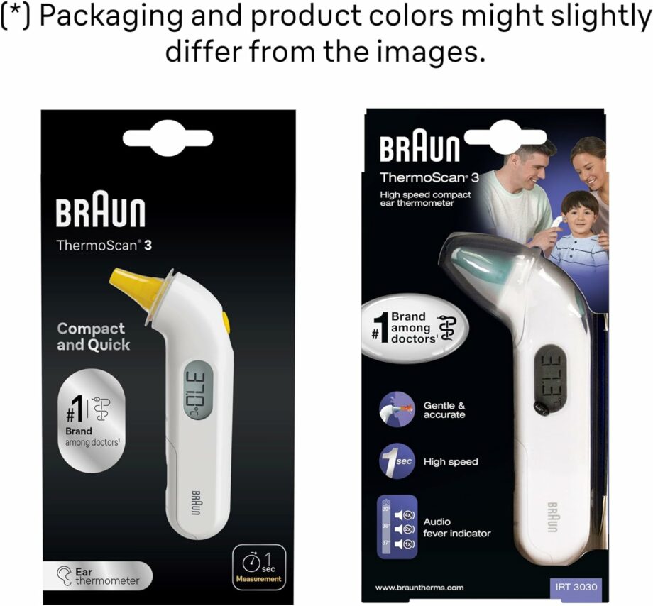 Braun Healthcare ThermoScan 3 Professional Accuracy Ear Thermometer
