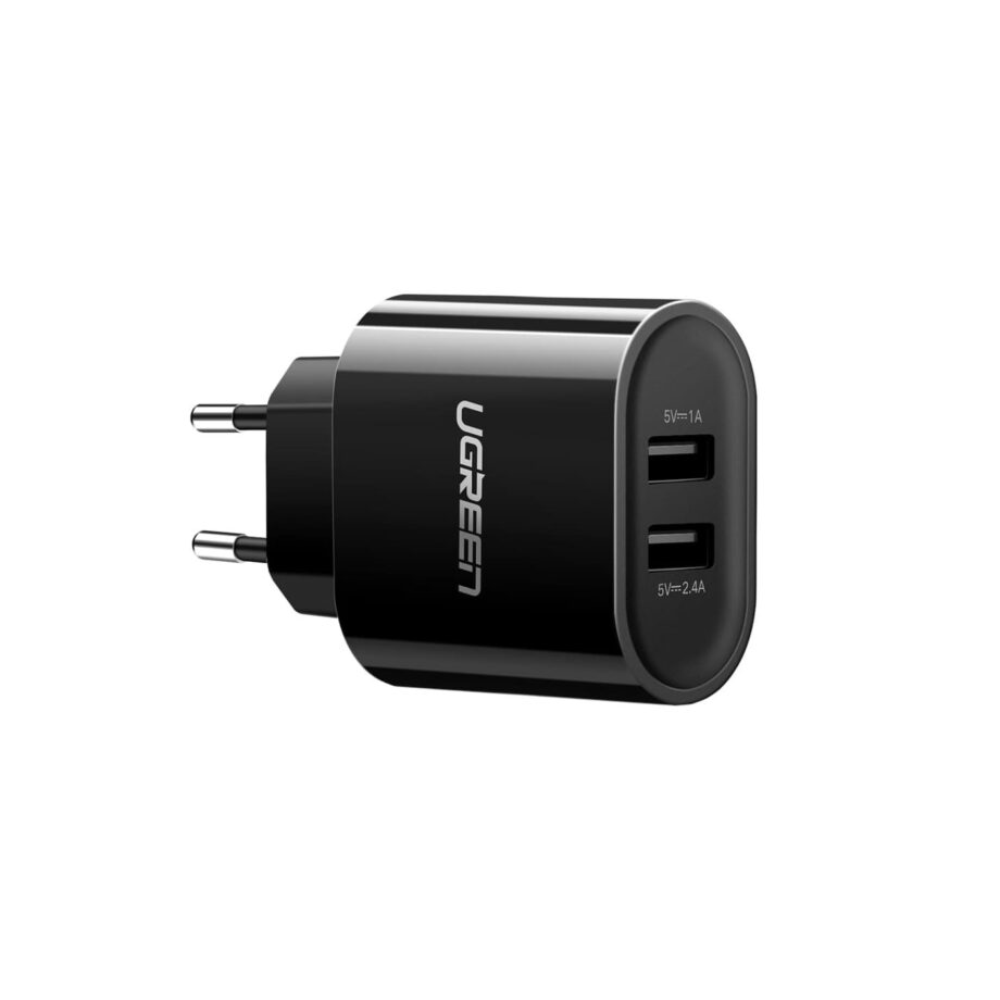 UGREEN 18W Dual Port Wall Charger - Black