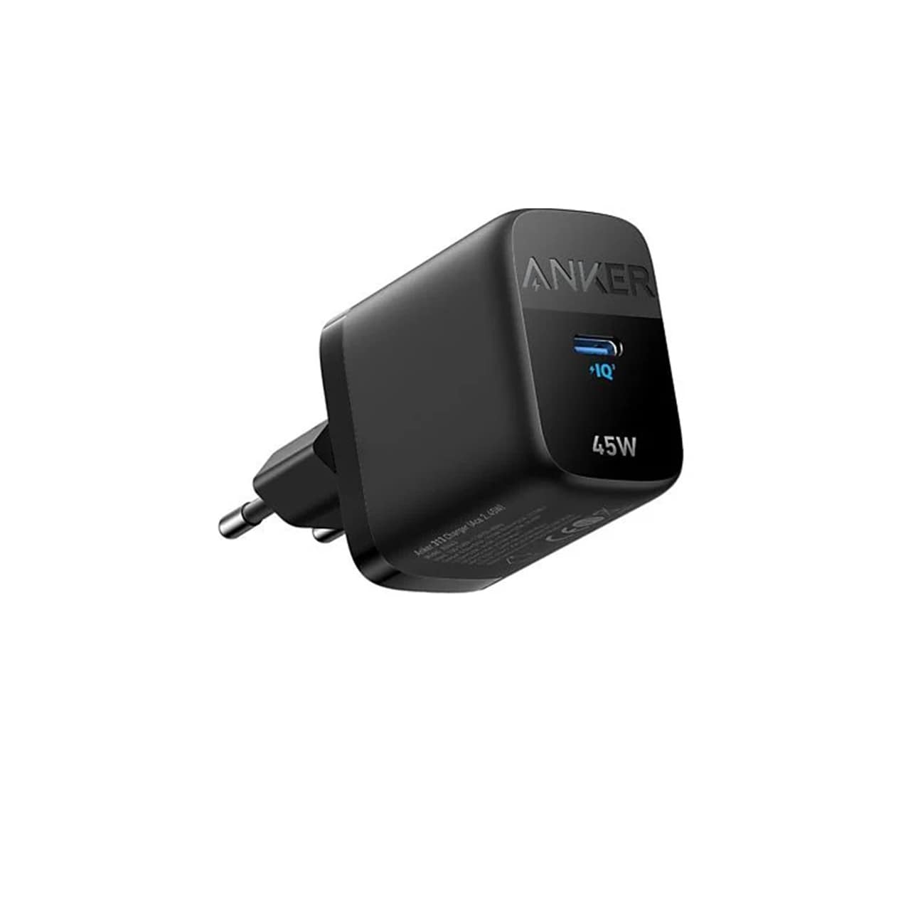 Anker 313 45W Ace 2 USB C Wall Charger – Black   |  Smartphone Accessories  |  Chargers  |  Wall Chargers  |
