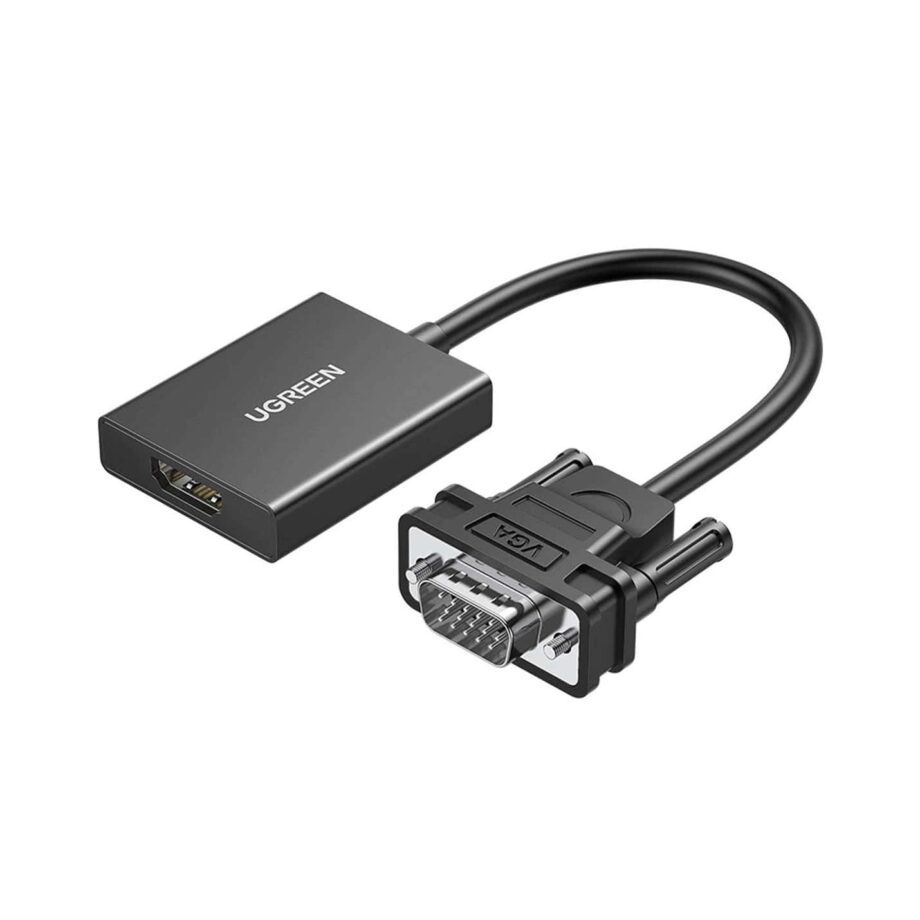 UGREEN VGA to HDMI Adapter with Audio & Power Supply