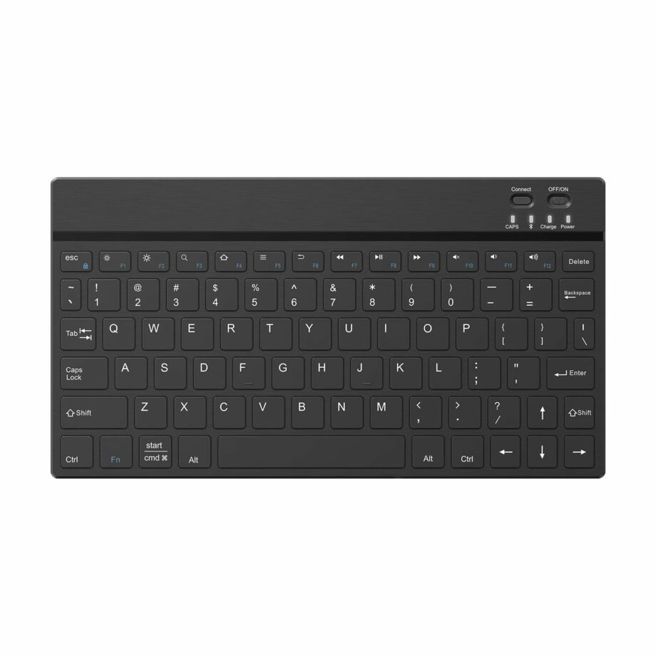 Anker Rechargeable Bluetooth Keyboard for Phones, Tablets, Computers, and Laptops