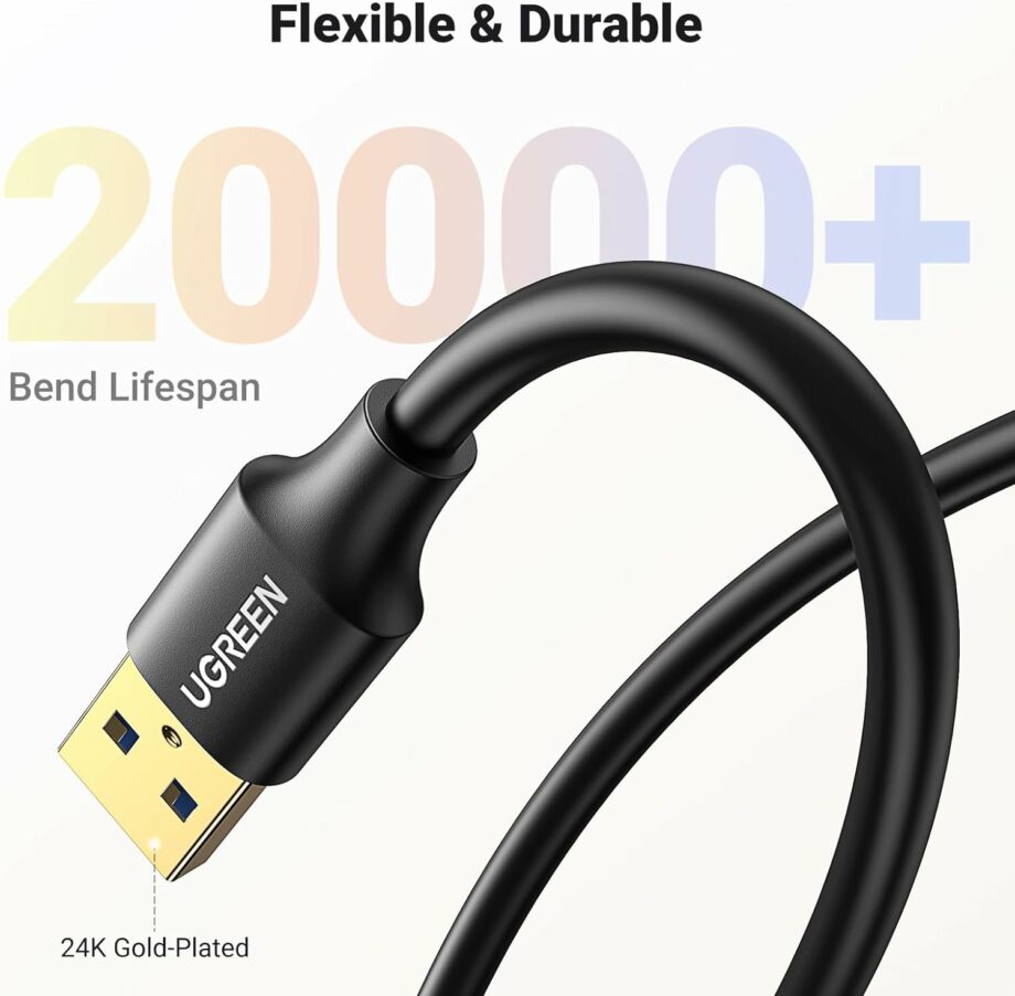 UGREEN USB 3.0 Extension Cable Male to Female Adapter - 5M