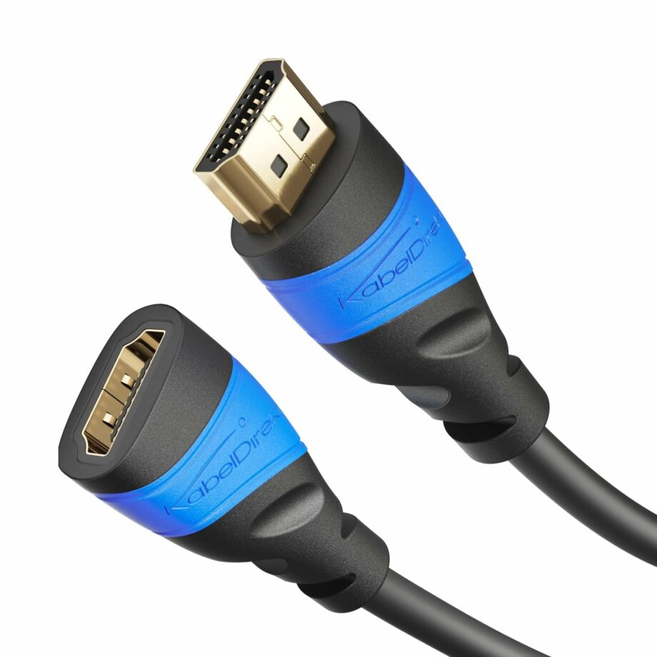 KabelDirekt 8K HDMI Extension 2.0 18Gbps Super High Speed Cable with Ethernet - 10M