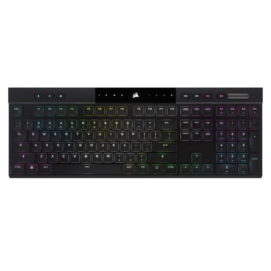Corsair K100 AIR Ultra-Thin Wireless RGB Mechanical Gaming Keyboard - CHERRY MX