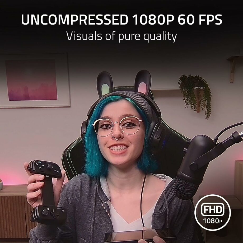 Razer Kiyo Pro Full HD 1080p 60FPS Streaming Webcam