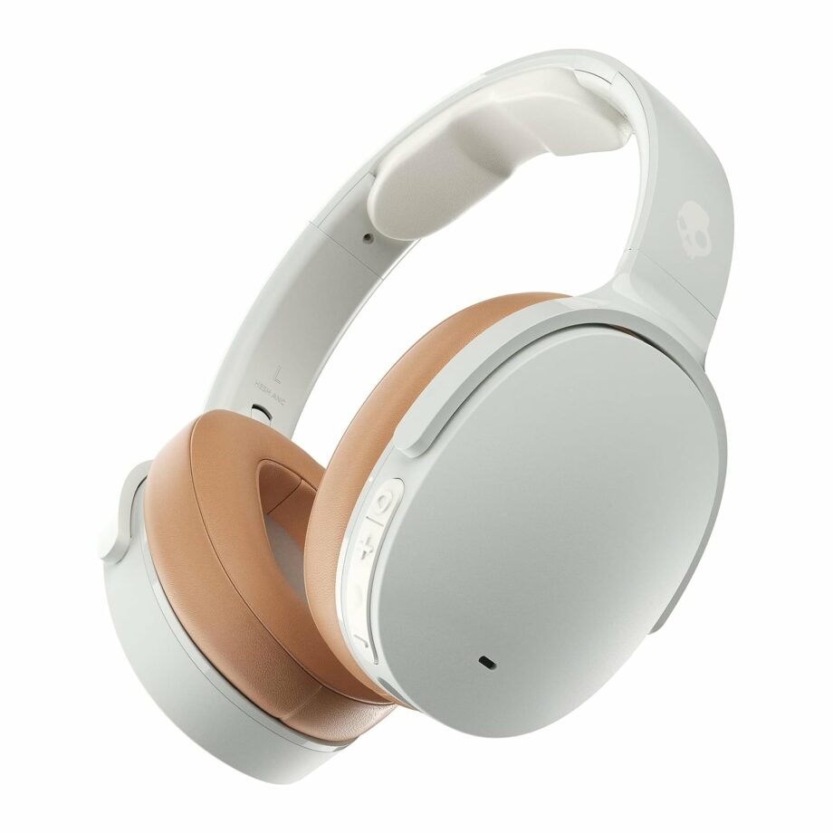 Skullcandy Hesh ANC Over-Ear Noise Cancelling Wireless Headphones - Mod White