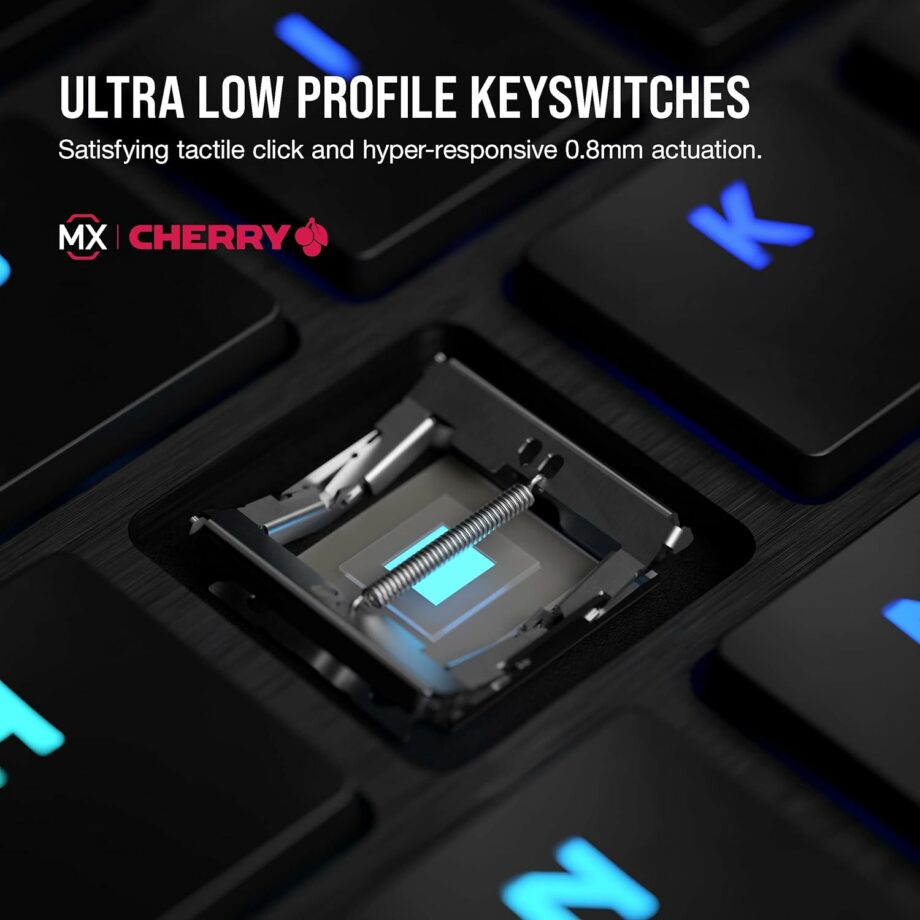 Corsair K100 AIR Ultra-Thin Wireless RGB Mechanical Gaming Keyboard - CHERRY MX