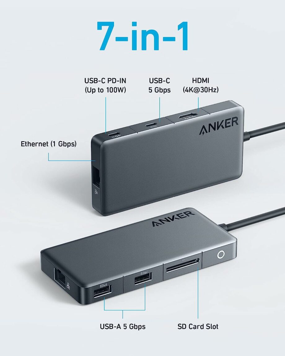 Anker 341 Premium 7-in-1 USB-C Hub