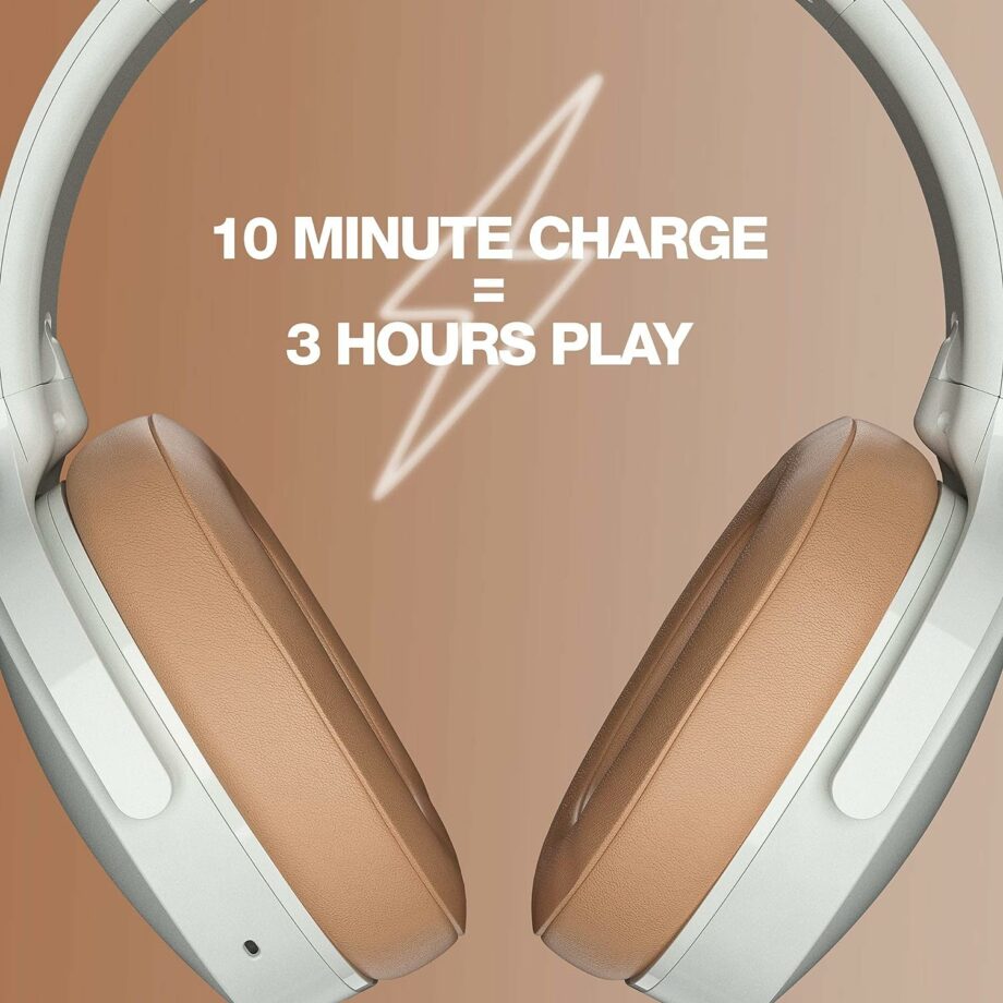 Skullcandy Hesh ANC Over-Ear Noise Cancelling Wireless Headphones - Mod White