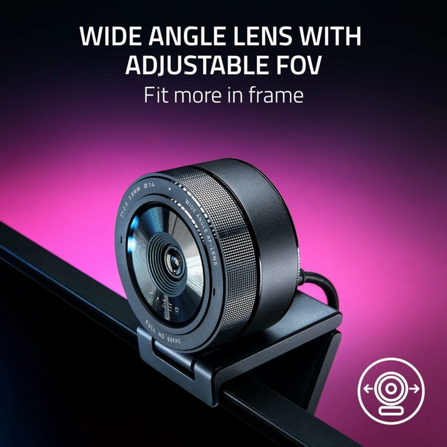 Razer Kiyo Pro Full HD 1080p 60FPS Streaming Webcam