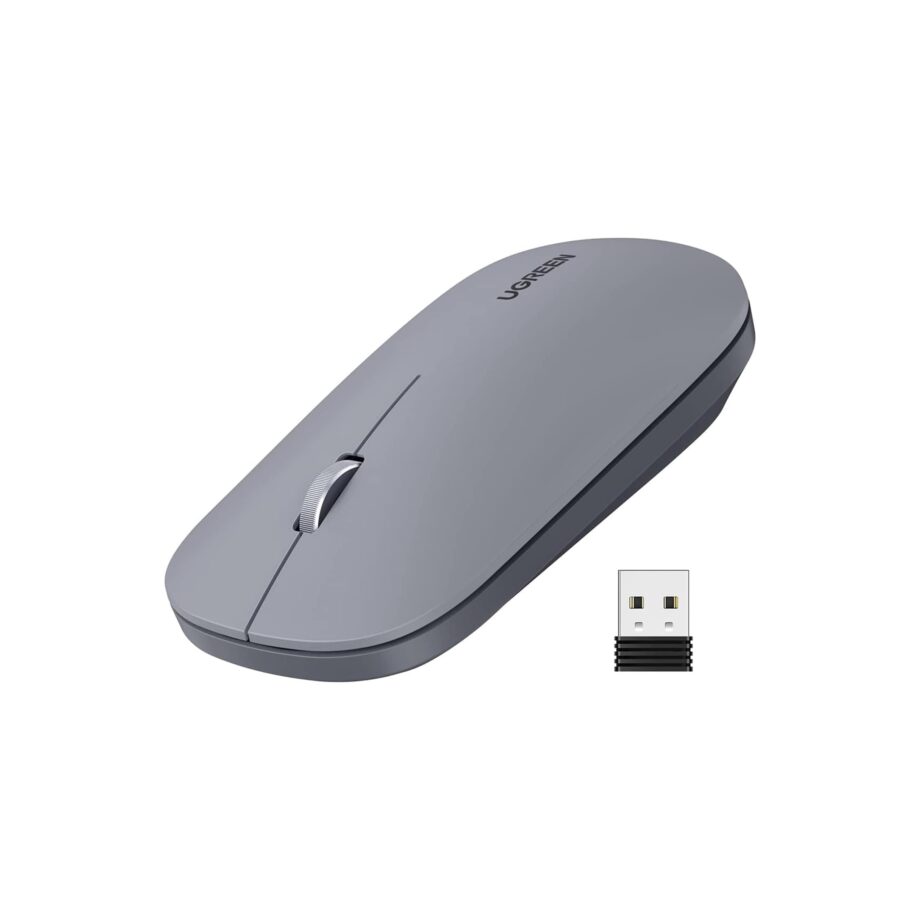 UGREEN Wireless 2.4G Silent Ultra Slim Mouse - Gray