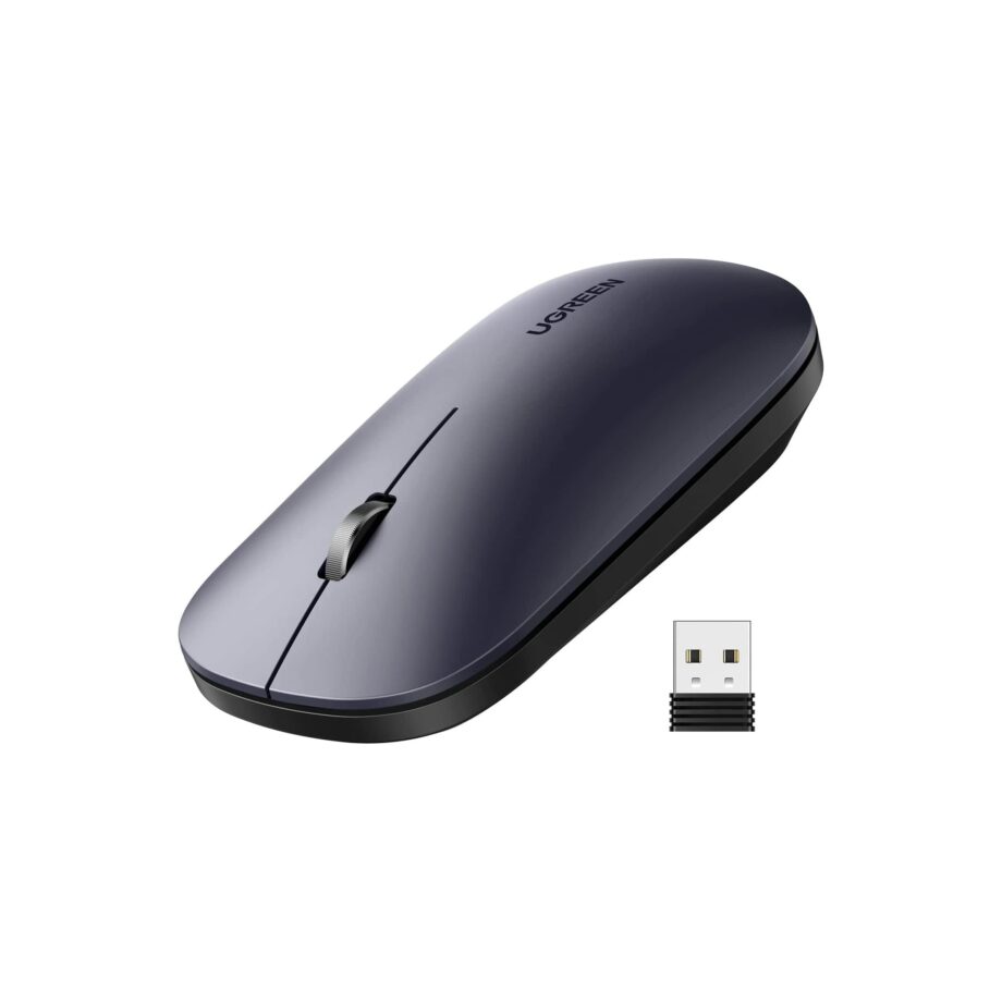 UGREEN Wireless 2.4G Silent Ultra Slim Mouse - Black