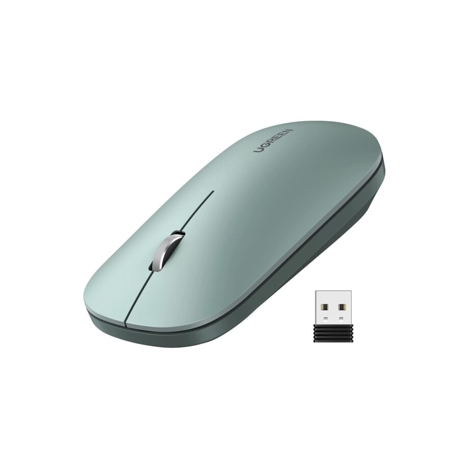UGREEN Wireless 2.4G Silent Ultra Slim Mouse - Green