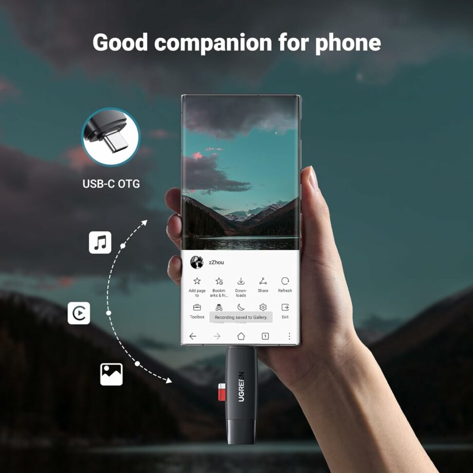 UGREEN 2 in 1 USB A & USB C SD Card Reader