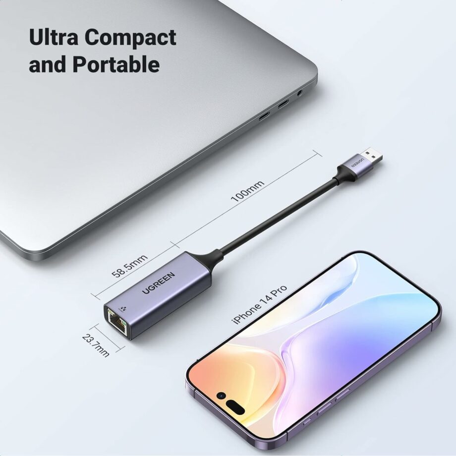 UGREEN USB 3.0 to Ethernet Gigabit Aluminum Adapter