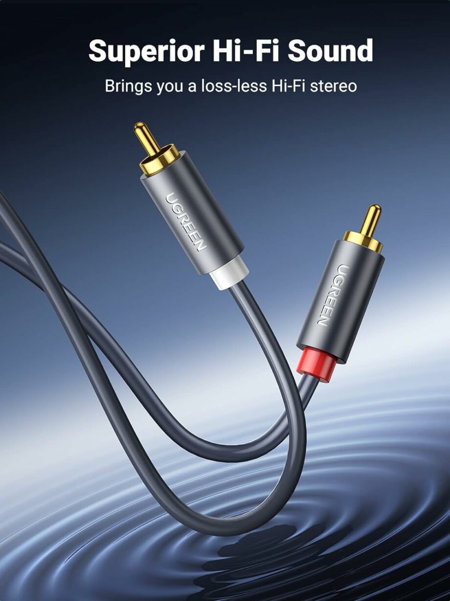 UGREEN 2RCA to 2RCA Audio Cable - 1M